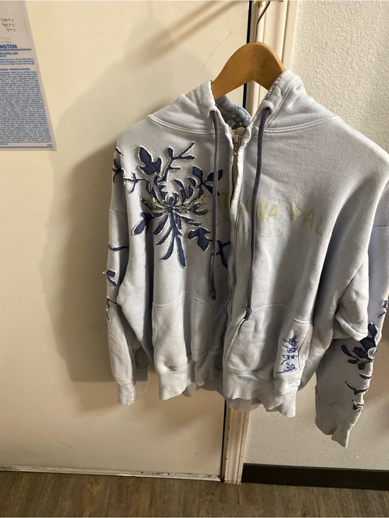The Great China Wall Jackets & Blazers - The Great China wall i zip up 
sweatshirt RARE baby blue with beautiful accents